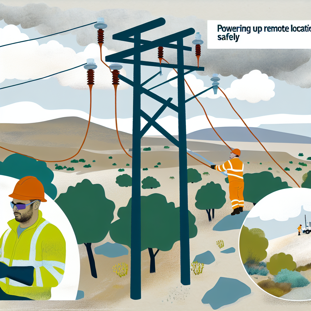Temporary Power Poles: Powering Up Remote Locations Safely