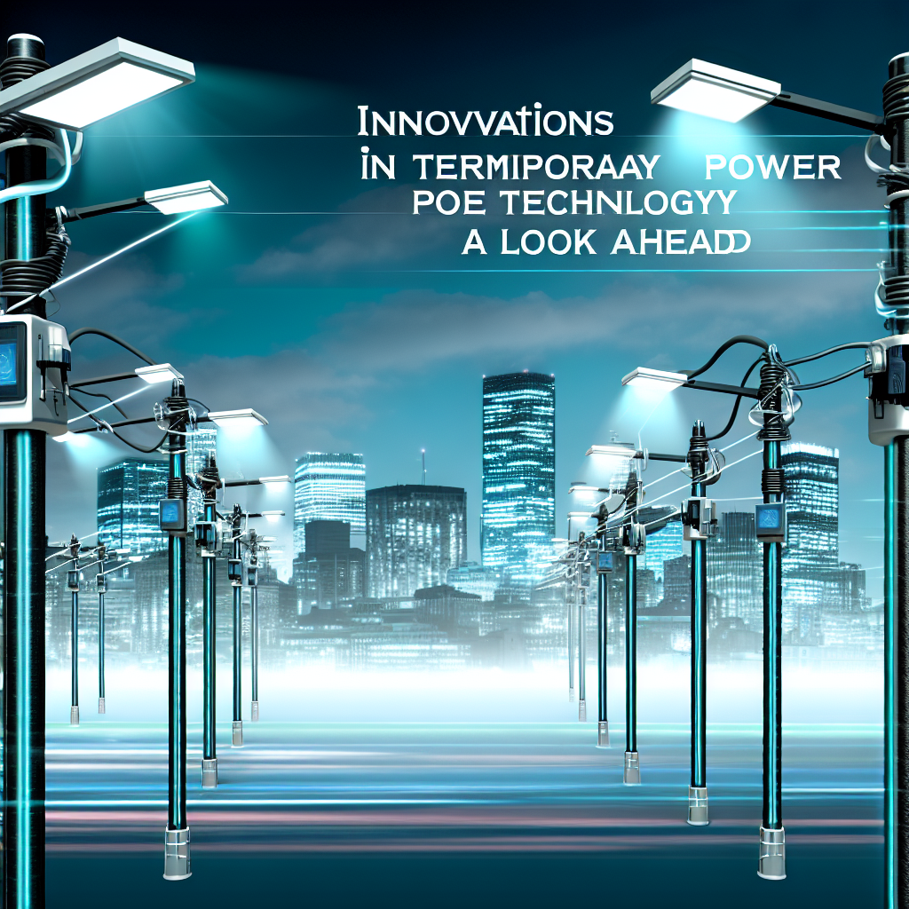 Innovations in Temporary Power Pole Technology: A Look Ahead